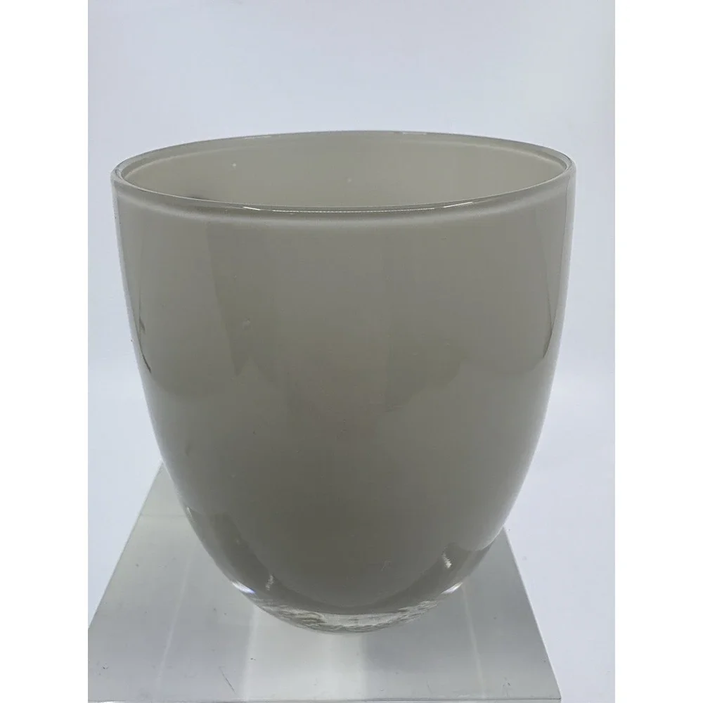 Glassybaby Glassy Elephant Candle Holder Gray Grey